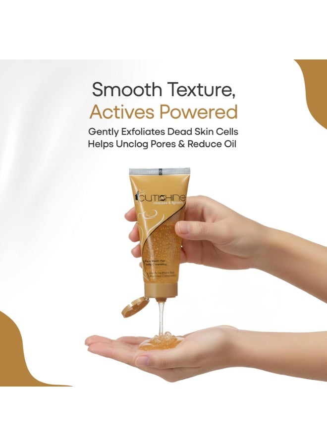 Ethiglo Cutishine Anti Acne Face Wash 70 Ml - Image 5